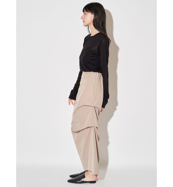ELENDEEK「ASYME TUCK I-LINE SK」|スカート|
