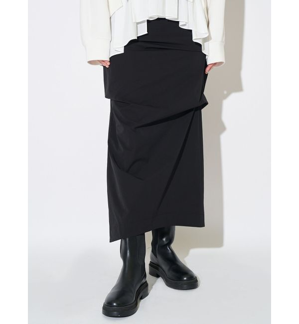 ELENDEEK「ASYME TUCK I-LINE SK」|スカート|