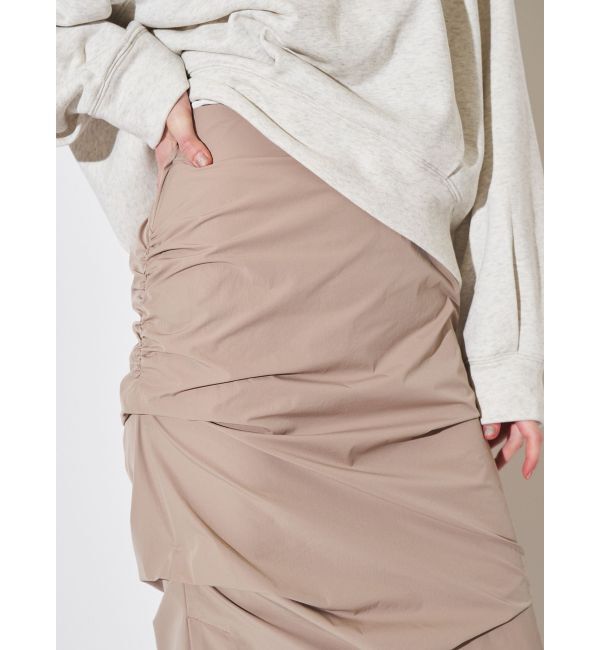 ELENDEEK「ASYME TUCK I-LINE SK」|スカート|