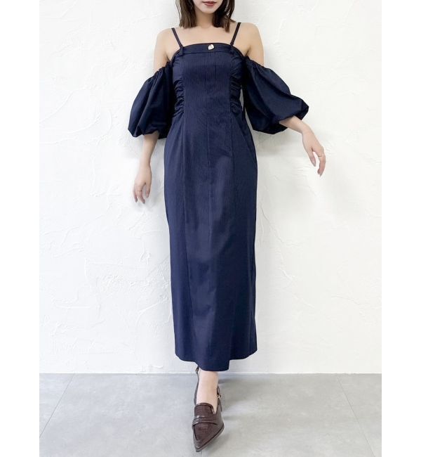dazzlin「スラックスディテールバルーンワンピース」|ワンピース|