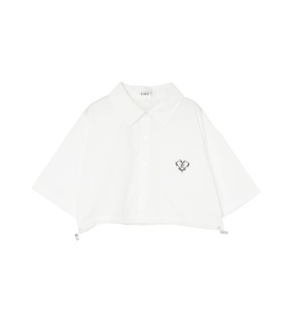 EVRIS「ワンポイントショートシャツ」|シャツ・ブラウス|