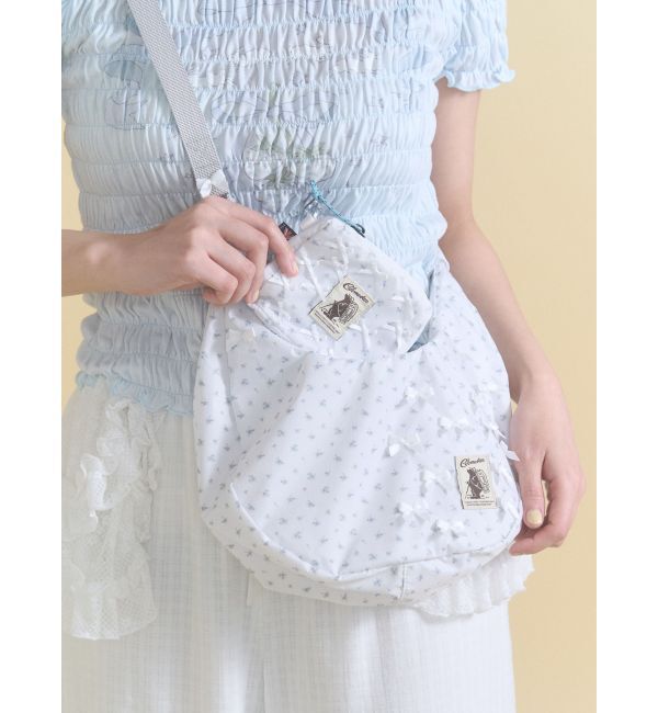 merry jenny「ribbon square pouch」|ポーチ|