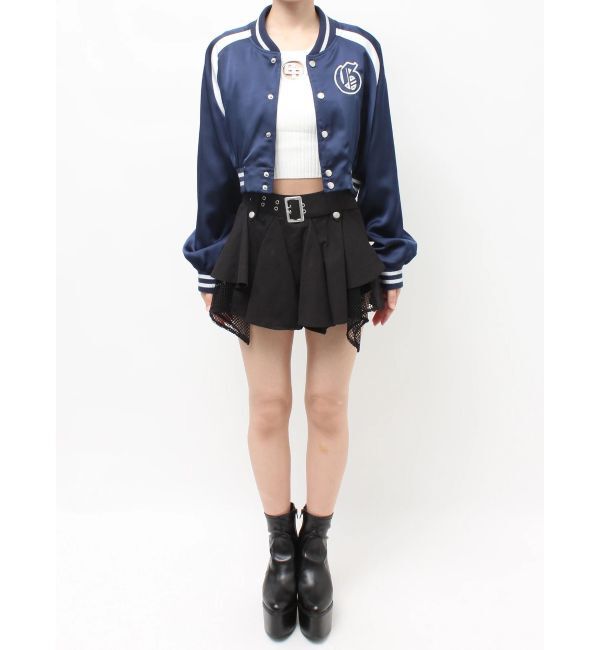 GYDA「BACK GYDA logo Shortブルゾン」|ブルゾン・スタジャン|