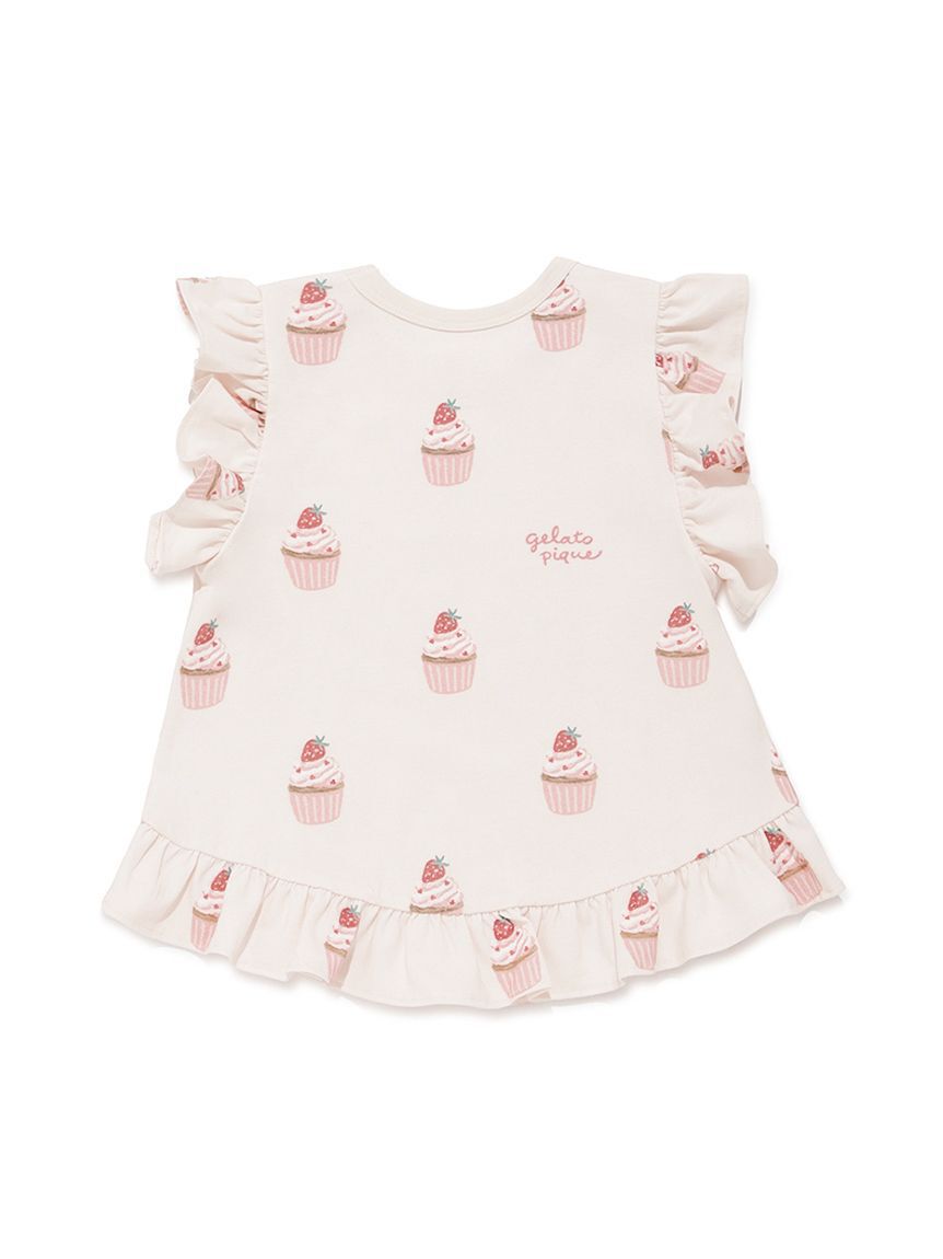 GELATO PIQUE KIDS & BABY「【KIDS】カップケーキ柄Tシャツ」|ルームウェア|