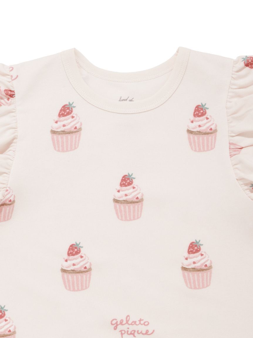 GELATO PIQUE KIDS & BABY「【KIDS】カップケーキ柄Tシャツ」|ルームウェア|