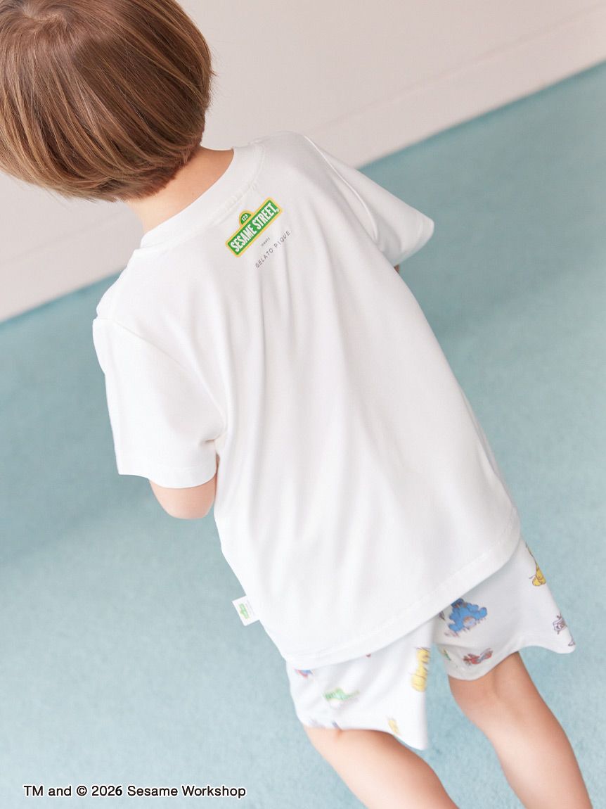 GELATO PIQUE KIDS & BABY「【SESAME STREET】【KIDS】ワンポイントTシャツ」|ルームウェア|