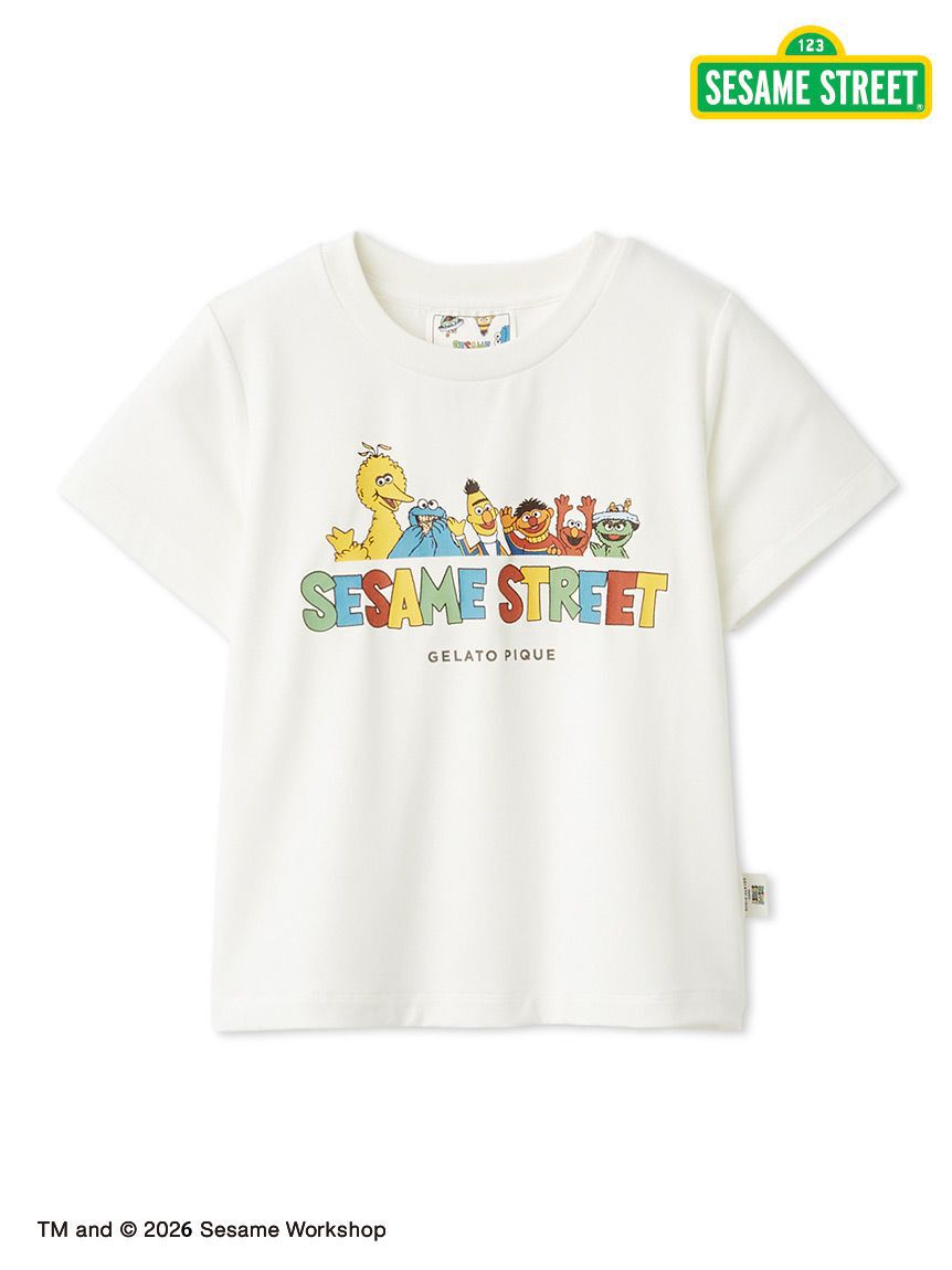 GELATO PIQUE KIDS & BABY「【SESAME STREET】【KIDS】ワンポイントTシャツ」|ルームウェア|