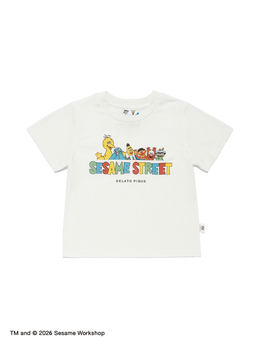 GELATO PIQUE KIDS & BABY「【SESAME STREET】【KIDS】ワンポイントTシャツ」|ルームウェア|