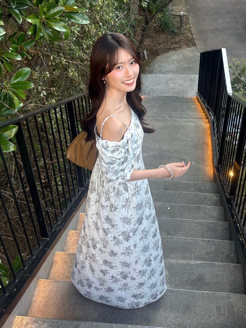 SNIDEL「【WEB限定/ROSE Collection】ROSEプリントワンピース」|ワンピース|