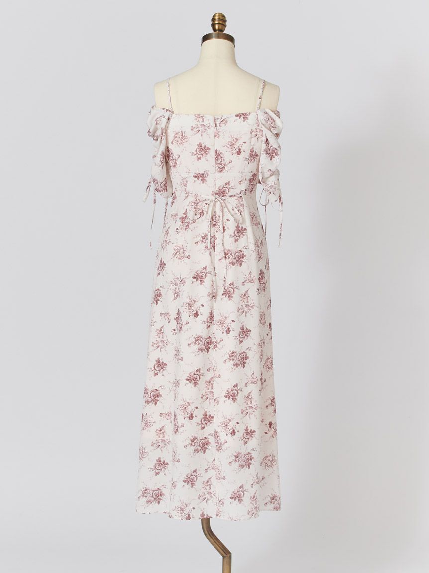 SNIDEL「【WEB限定/ROSE Collection】ROSEプリントワンピース」|ワンピース|