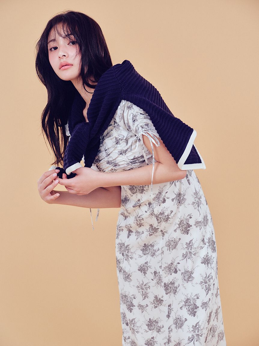 SNIDEL「【WEB限定/ROSE Collection】ROSEプリントワンピース」|ワンピース|