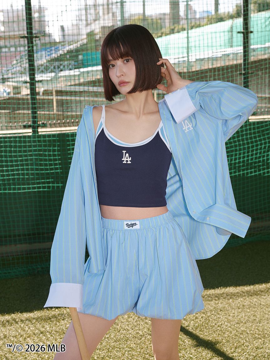 SNIDEL「【MLB】Sustainableワンポイントシャツ」|シャツ・ブラウス|