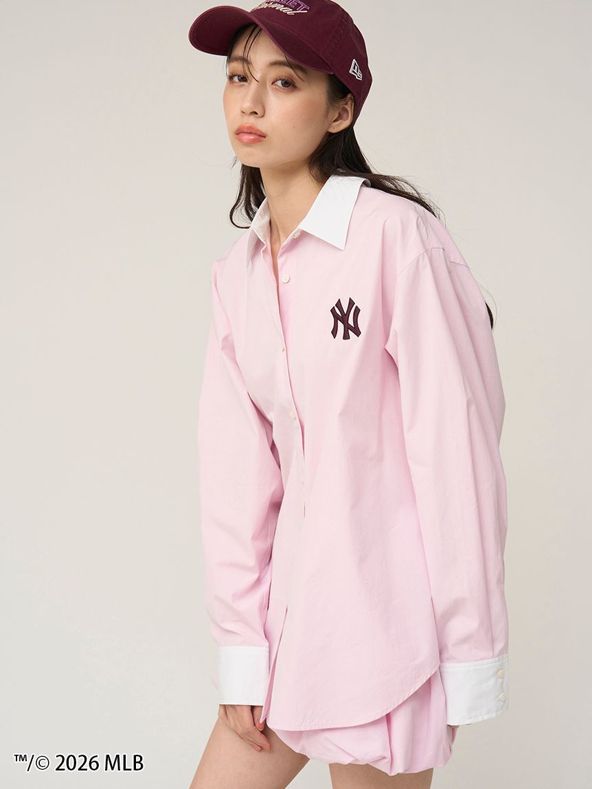 SNIDEL「【MLB】Sustainableワンポイントシャツ」|シャツ・ブラウス|