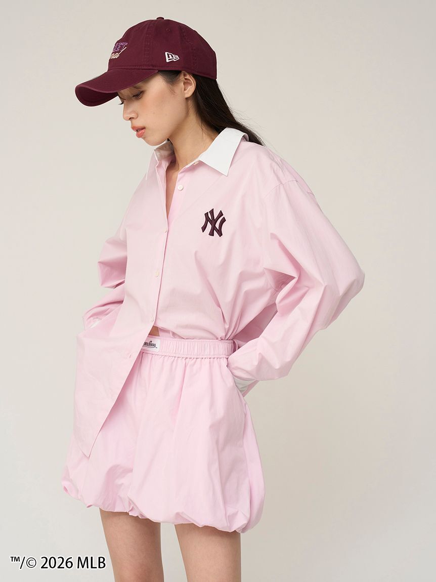 SNIDEL「【MLB】Sustainableワンポイントシャツ」|シャツ・ブラウス|