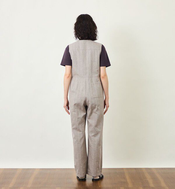 MACKINTOSH PHILOSOPHY「GREY LABEL リネンコットンヘリンボン　ジャンプスーツ」|ワンピース|