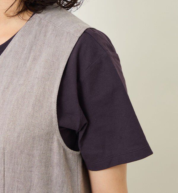 MACKINTOSH PHILOSOPHY「GREY LABEL リネンコットンヘリンボン　ジャンプスーツ」|ワンピース|