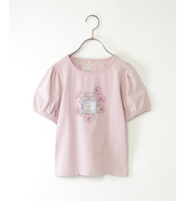 ikka kids「【親子おそろい】ボリュームパフ袖プリントTシャツ（120~160cm）」|Tシャツ・カットソー|