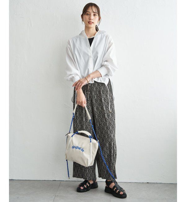 ikka「【雑誌InRed6月号掲載】さらっとプリーツワイドパンツ【親子コーデ】」|キュロット|