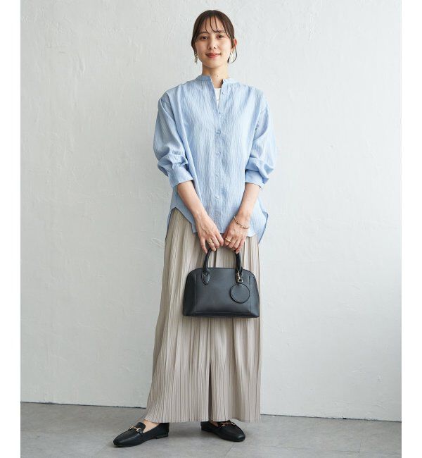 ikka「【雑誌InRed6月号掲載】さらっとプリーツワイドパンツ【親子コーデ】」|キュロット|