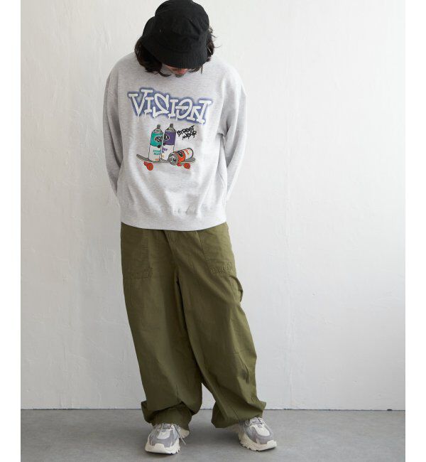 VENCE share style「VISION STREET WEAR ビジョンストリートウェア スプレーイラストトレーナー」|スウェット・ジャージ|
