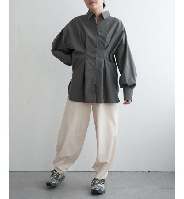 VENCE share style「ブロードウエストタックシャツ」|シャツ・ブラウス|