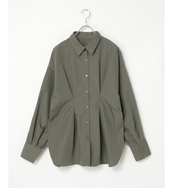VENCE share style「ブロードウエストタックシャツ」|シャツ・ブラウス|