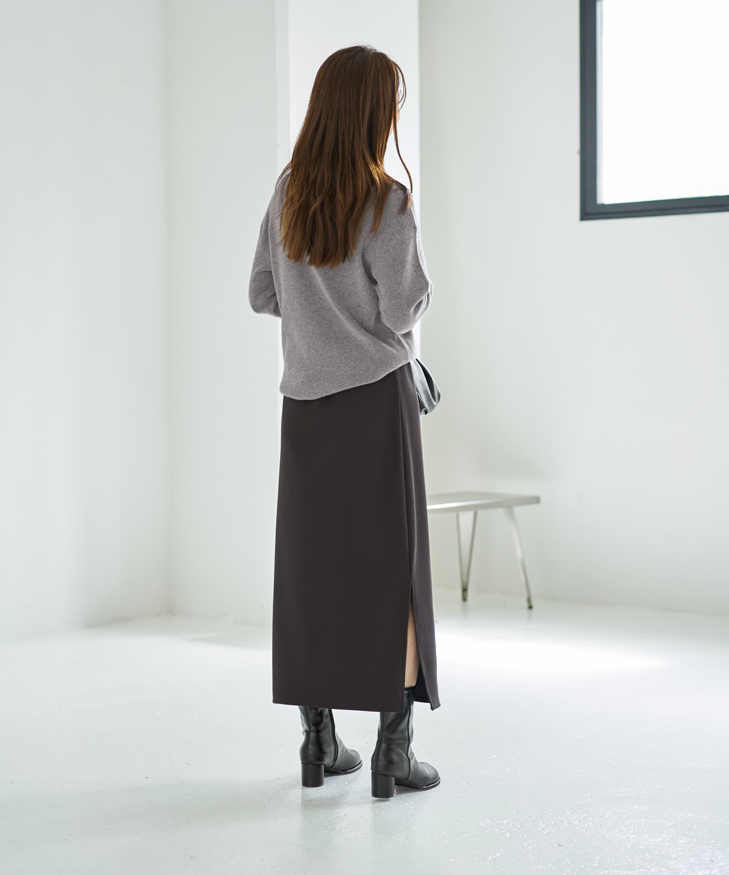 STYLE DELI「【LUXE】キラキラシアーとリブ生地のスカートセット」|スカート|