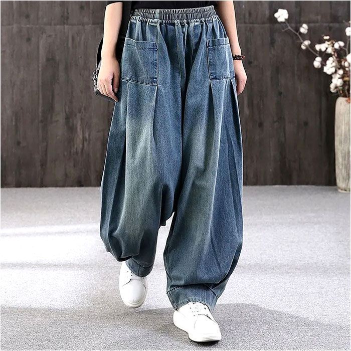 BACKYARD FAMILY「デニムパンツ ワイド レディース 通販 ワイドパンツ サルエルパンツ ズボン パンツ ジーパン」|その他|