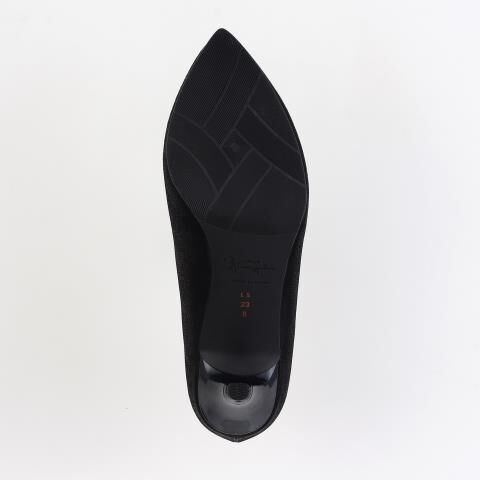 銀座かねまつ「LSBH2563METBLK 【本革】【防水】【Bウィズ】アクアベルスレンダーパンプス」|パンプス|