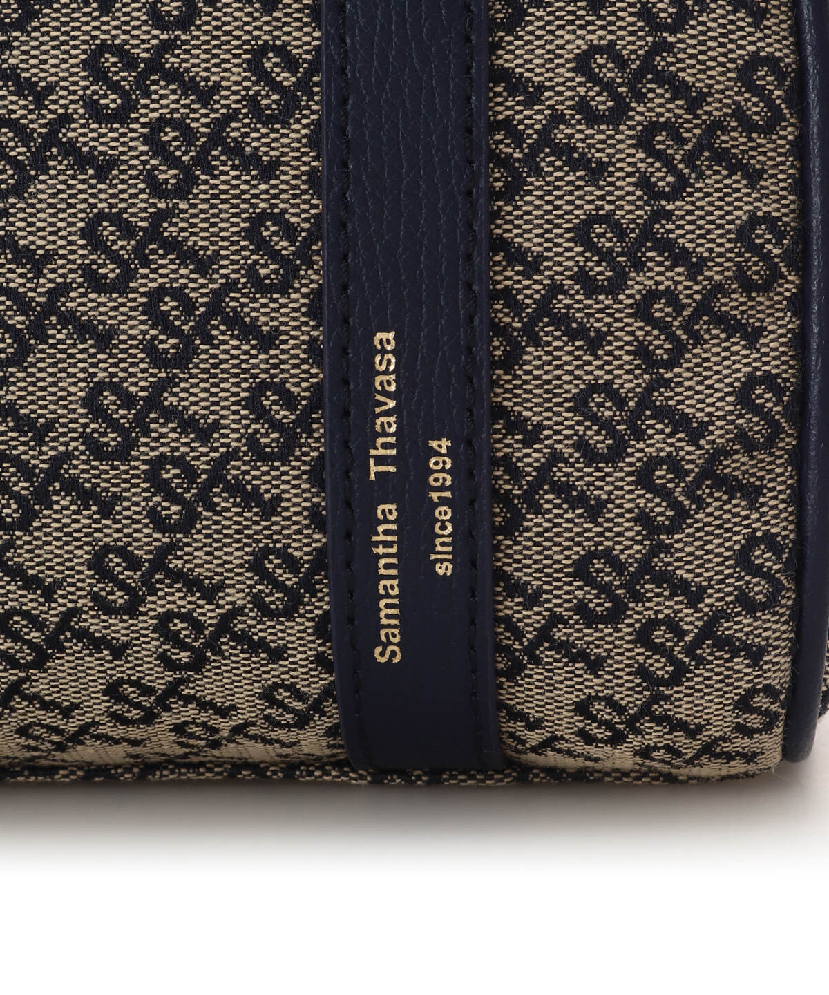 Samantha Thavasa「ST Jacquard ボストンバッグ」|ハンドバッグ|