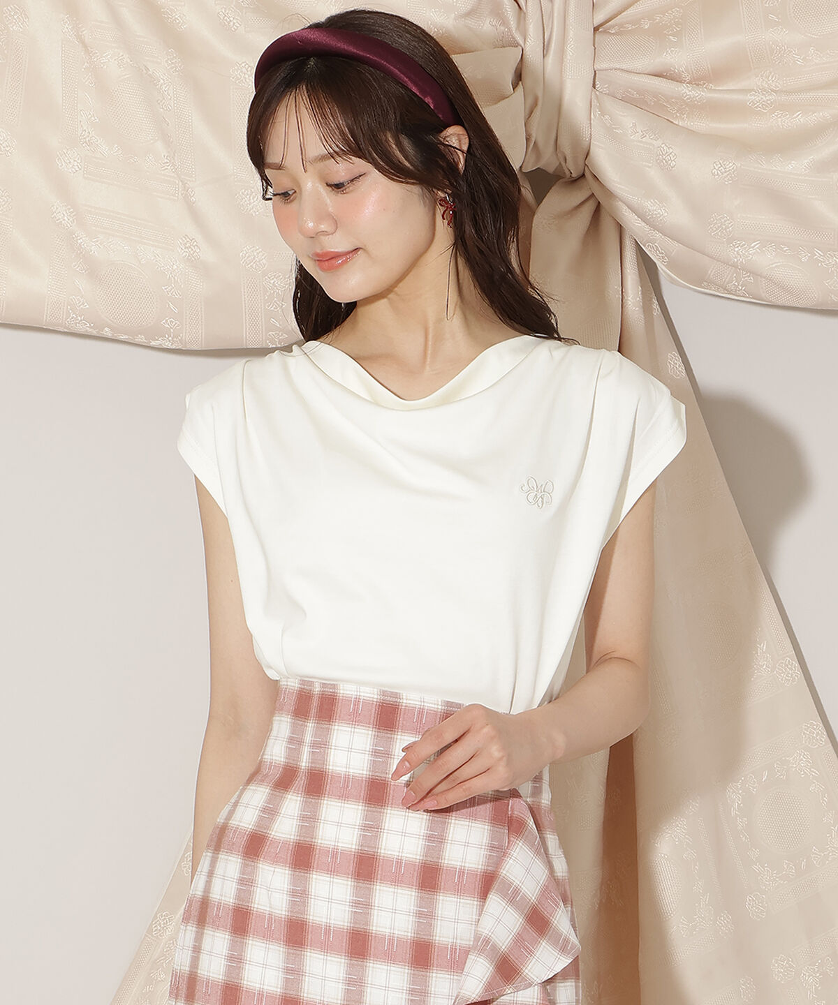 WILLSELECTION「ドレープデザインカットトップス」|Tシャツ・カットソー|オフ