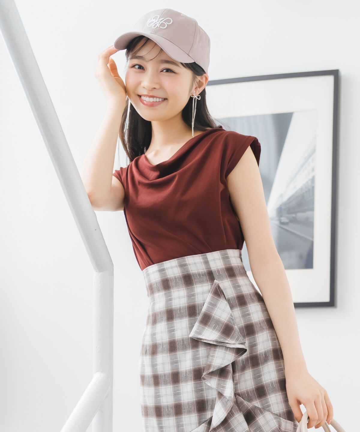 WILLSELECTION「ドレープデザインカットトップス」|Tシャツ・カットソー|