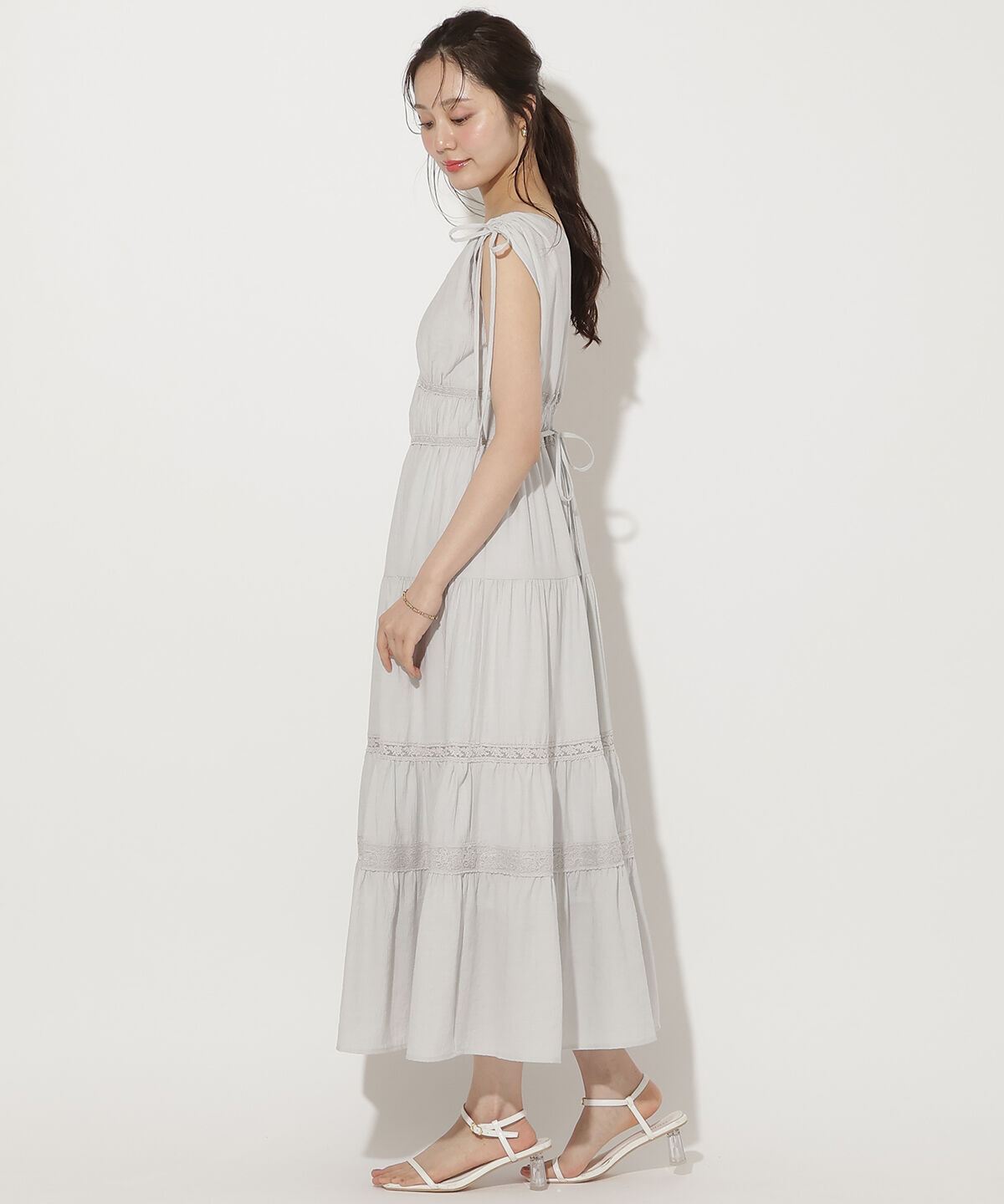 WILLSELECTION「ドロストショルダーティアードワンピース」|ワンピース|