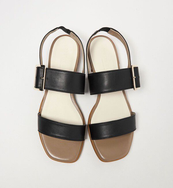 ODETTE E ODILE「【WEB限定】2ベルト サンダル20■&uarr;」|サンダル|BLACK