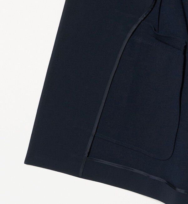 UNITED ARROWS「ダブルクロス ミドルベスト ‐ストレッチ ウォッシャブル‐」|ベスト・ジレ|