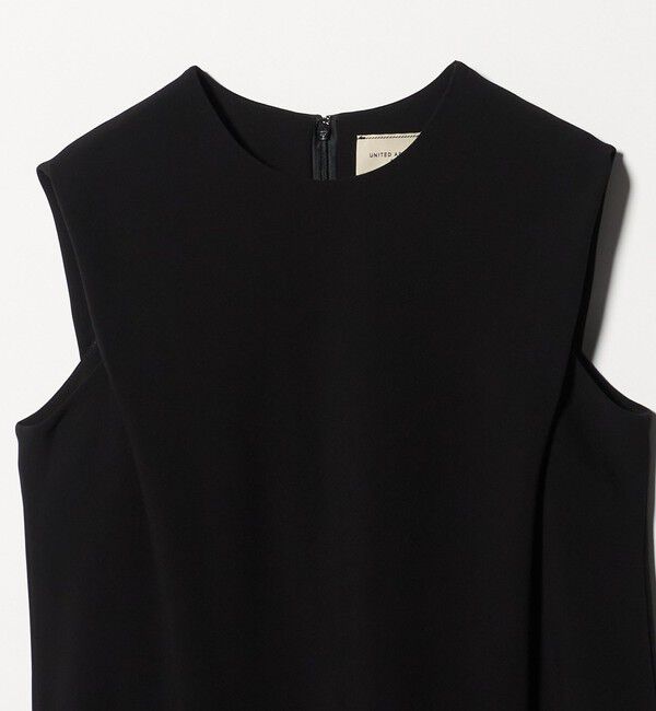 UNITED ARROWS「Drapy タック ノースリーブワンピース ‐ウォッシャブル‐」|ワンピース|