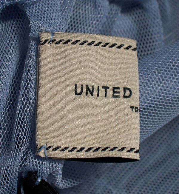 UNITED ARROWS「チュール サテン コンビ ワンピース」|ワンピース|