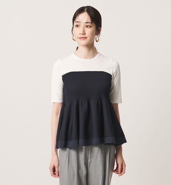 UNITED ARROWS UBCC ビスチェ 半袖 ビスチェ コンビ ニット ‐ウォッシャブル‐（UNITED ARROWS）｜ルミネの