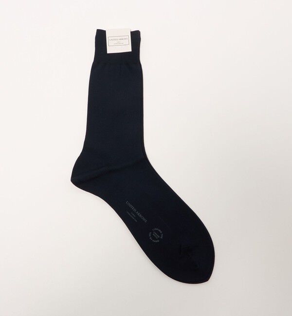 UNITED ARROWS「ソリッド ソックス UA COZY 抗菌防臭」|ソックス|NAVY