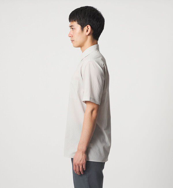 UNITED ARROWS「ショートスリーブ レギュラーカーラーシャツ UA COZY ヨコストレッチ 撥水」|シャツ・ブラウス|