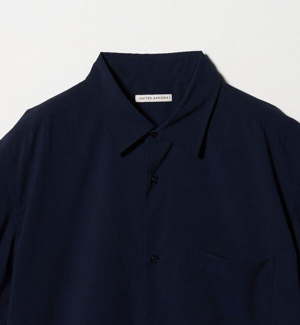 UNITED ARROWS「ショートスリーブ レギュラーカーラーシャツ UA COZY ヨコストレッチ 撥水」|シャツ・ブラウス|