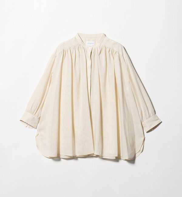 UNITED ARROWS「ラミー バンドカラー シャツ ‐ウォッシャブル‐」|シャツ・ブラウス|