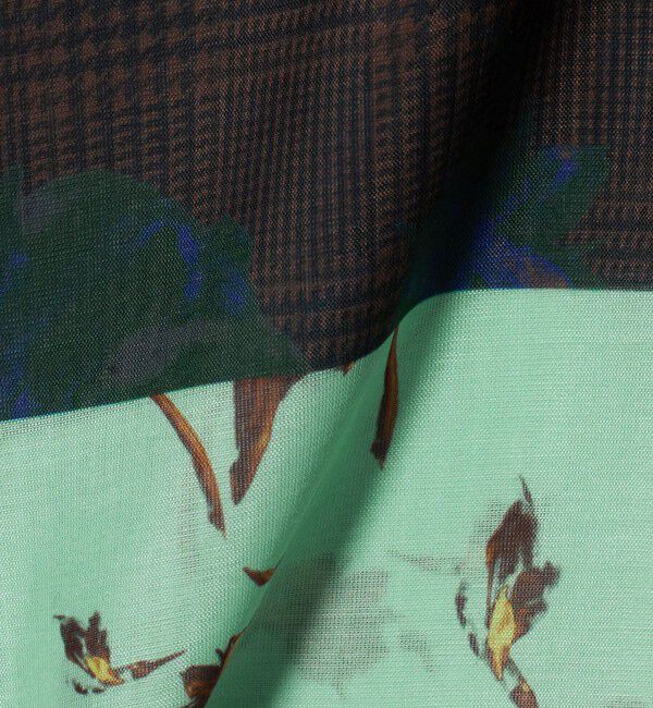 UNITED ARROWS「フラワー パネル プリント シャツ ‐ウォッシャブル‐」|シャツ・ブラウス|