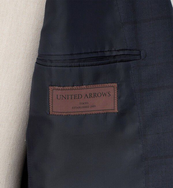 UNITED ARROWS「シャドーグレンプレイド シングル 3ボタン スーツ REGULAR MODEL」|スーツ|