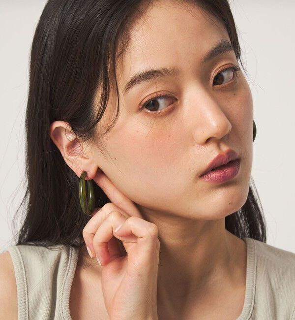 UNITED ARROWS green label relaxing「フープ イヤリング」|イヤリング|