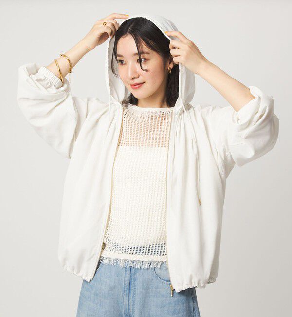 UNITED ARROWS green label relaxing「シアー フーディ ブルゾン マシンウォッシャブル UVカット 通気性」|ブルゾン・スタジャン|