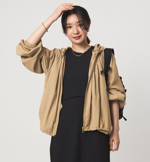 UNITED ARROWS green label relaxing「シアー フーディ ブルゾン マシンウォッシャブル UVカット 通気性」|ブルゾン・スタジャン|