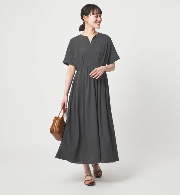 UNITED ARROWS green label relaxing「Breeze Cool ワンピース マシンウォッシャブル 通気性 UVカット」|ワンピース|