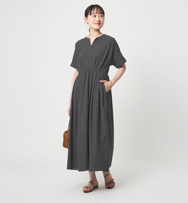 UNITED ARROWS green label relaxing「Breeze Cool ワンピース マシンウォッシャブル 通気性 UVカット」|ワンピース|