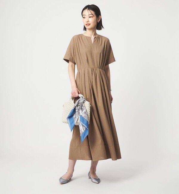 UNITED ARROWS green label relaxing「Breeze Cool ワンピース マシンウォッシャブル 通気性 UVカット」|ワンピース|